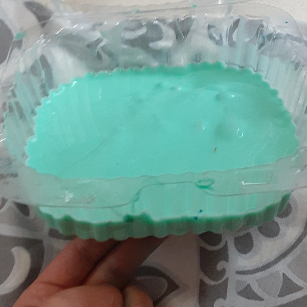 Mint green slime